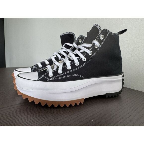 CONVERSE Run Star Hike Canvas Platform Sneakers 11.5 Men’s (13 Women’s) Black - Picture 9 of 9